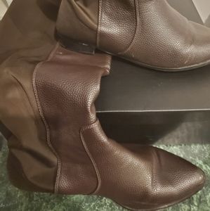 ELOQUII knee high strech boots wide calf